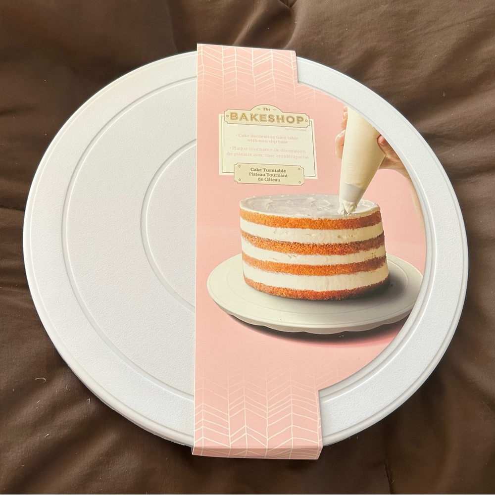 Bakeshop Cake Turntable NEW For Decorating & Display 11" Nonslip Base